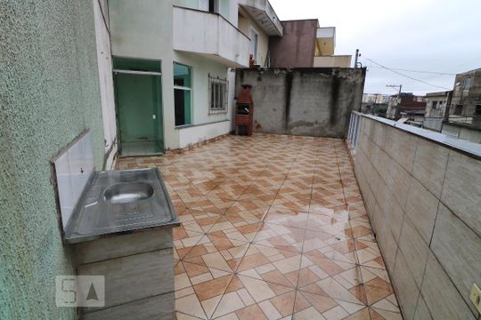 varanda/churrasqueira de casa à venda com 2 quartos, 160m² em Jardim Imperador (zona Leste), São Paulo