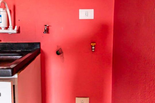 Cozinha de kitnet/studio à venda com 1 quarto, 29m² em Bela Vista, São Paulo