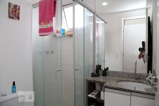 Banheiro da Suíte  de apartamento à venda com 2 quartos, 70m² em Vila Suzana , São Paulo