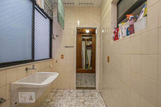 Área de Serviço de apartamento à venda com 3 quartos, 120m² em Tijuca, Rio de Janeiro
