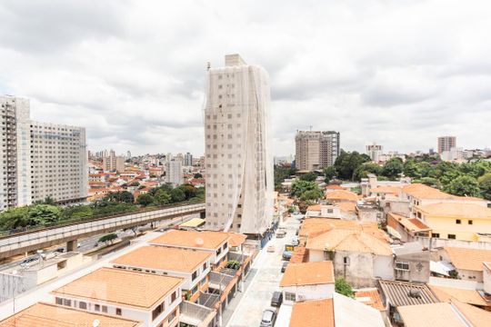 Vista da Suíte de apartamento para alugar com 2 quartos, 50m² em Vila Dom Pedro Ii, São Paulo