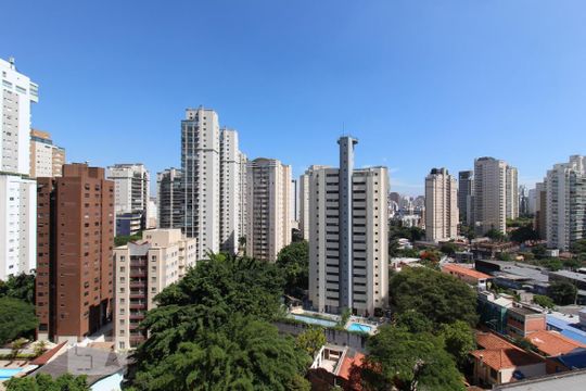 Vista  de apartamento para alugar com 3 quartos, 96m² em Vila Nova Conceição, São Paulo