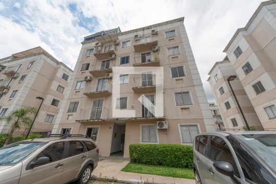 Fachada do bloco de apartamento para alugar com 3 quartos, 53m² em Santos Dumont, São Leopoldo