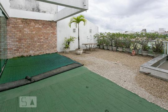 Varanda da Sala de apartamento à venda com 1 quarto, 160m² em Recreio dos Bandeirantes, Rio de Janeiro