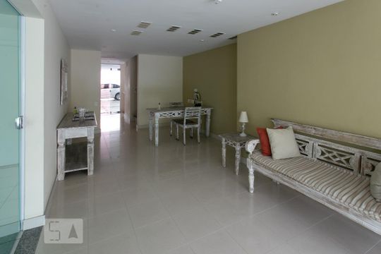 Area Comum - Hall Social de apartamento à venda com 1 quarto, 160m² em Recreio dos Bandeirantes, Rio de Janeiro