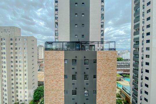 Vista do Quarto de apartamento para alugar com 2 quartos, 40m² em Jardim Brasília (zona Norte), São Paulo
