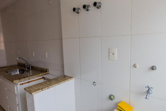 Área de Serviço de apartamento à venda com 2 quartos, 54m² em Parque das Nações, Santo André