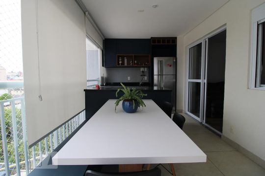 Cozinha de apartamento para alugar com 2 quartos, 53m² em Jardim Novo Santo Amaro, São Paulo