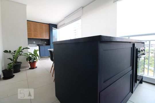Cozinha de apartamento para alugar com 2 quartos, 53m² em Jardim Novo Santo Amaro, São Paulo