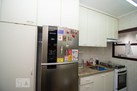 Cozinha de apartamento à venda com 3 quartos, 84m² em Chácara São Luis, Guarulhos