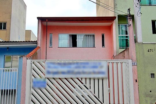 Fachada de casa para alugar com 1 quarto, 85m² em Vila Camilópolis, Santo André