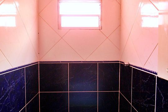 Banheiro de casa para alugar com 1 quarto, 85m² em Vila Camilópolis, Santo André