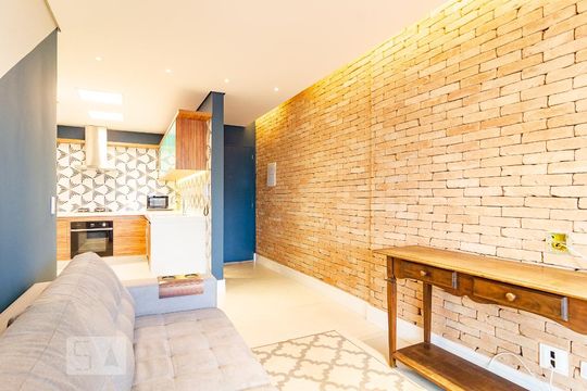 Sala de apartamento para alugar com 1 quarto, 56m² em Vila Mascote, São Paulo