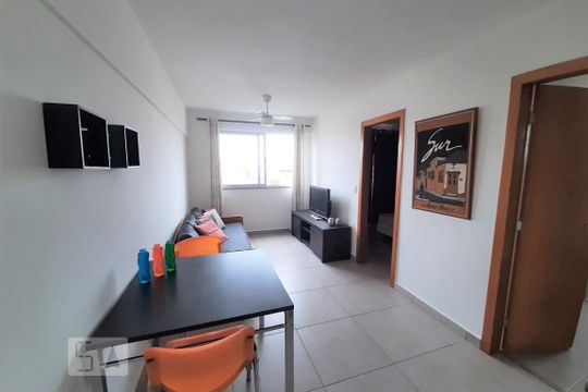 Sala de apartamento para alugar com 1 quarto, 69m² em Ouro Preto, Belo Horizonte