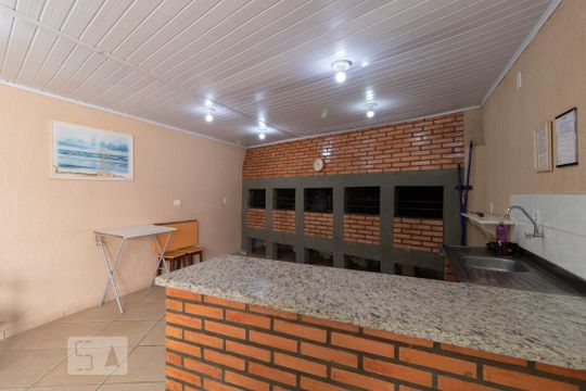 Área comum - Churrasqueira de apartamento à venda com 2 quartos, 63m² em Cristal, Porto Alegre