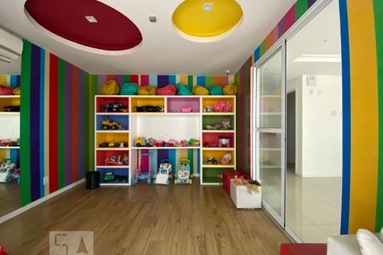 Área comum - brinquedoteca de apartamento à venda com 3 quartos, 135m² em Vargem Pequena, Rio de Janeiro