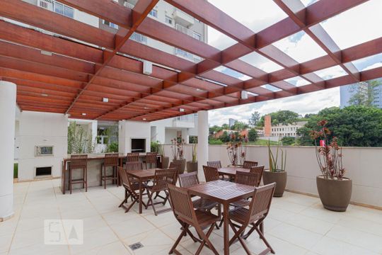 Área comum - Churrasqueira de apartamento para alugar com 1 quarto, 41m² em Umuarama, Osasco