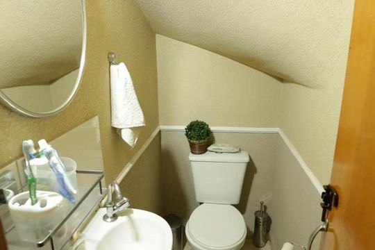 Lavabo de casa de condomínio para alugar com 2 quartos, 55m² em Vila Laís, São Paulo