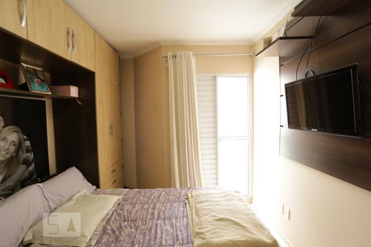 Quarto 1 de casa de condomínio para alugar com 2 quartos, 55m² em Vila Laís, São Paulo