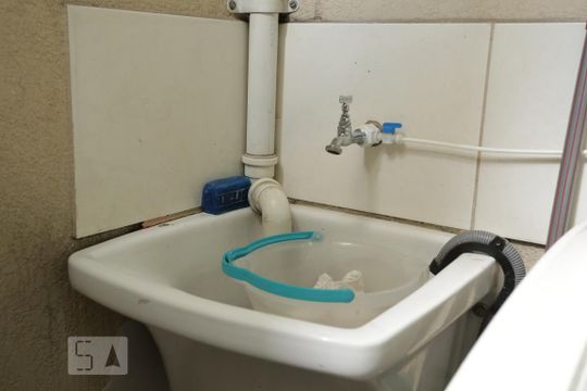 Área de Serviço de casa de condomínio para alugar com 2 quartos, 55m² em Vila Laís, São Paulo