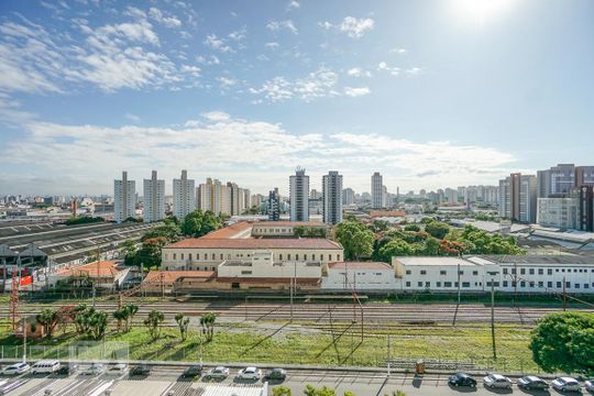 Vista da área de serviço de kitnet/studio para alugar com 1 quarto, 28m² em Brás, São Paulo