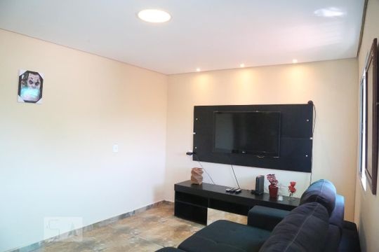 Detalhe Sala (Edicula) de casa para alugar com 2 quartos, 200m² em Cidade Ocian, Praia Grande