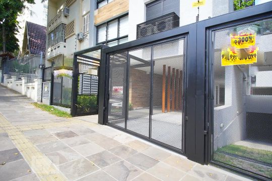Fachada de apartamento para alugar com 1 quarto, 35m² em Auxiliadora, Porto Alegre