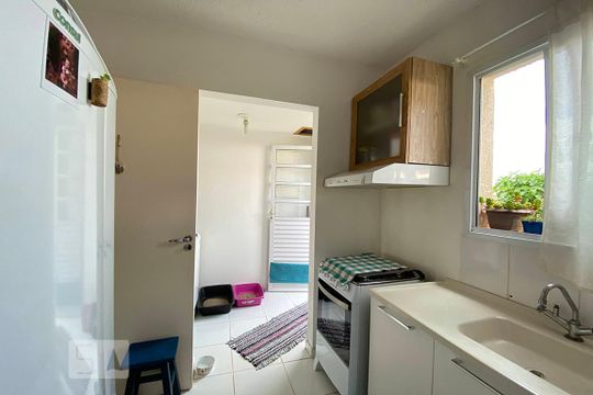 Cozinha de casa de condomínio à venda com 2 quartos, 87m² em Canudos, Novo Hamburgo