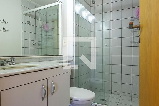 Suíte - Banheiro de apartamento à venda com 1 quarto, 36m² em Paraíso, São Paulo