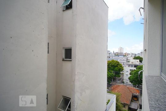 Sala -Vista  de apartamento à venda com 2 quartos, 67m² em São João, Porto Alegre
