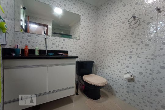 Banheiro da Suíte 1 de casa de condomínio à venda com 3 quartos, 240m² em Anil, Rio de Janeiro