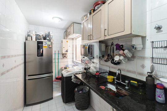 Cozinha e Área de Serviço de apartamento à venda com 1 quarto, 42m² em Benfica, Rio de Janeiro