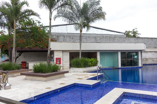 Área comum - Piscina de apartamento para alugar com 1 quarto, 36m² em Jacarepaguá, Rio de Janeiro