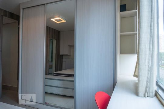 Suíte de kitnet/studio para alugar com 1 quarto, 47m² em Norte (águas Claras), Brasília