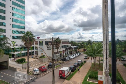 Vista da Suíte de kitnet/studio para alugar com 1 quarto, 47m² em Norte (águas Claras), Brasília