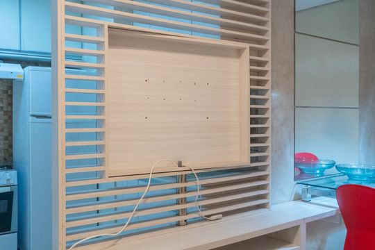 Detalhe da Sala de kitnet/studio para alugar com 1 quarto, 47m² em Norte (águas Claras), Brasília