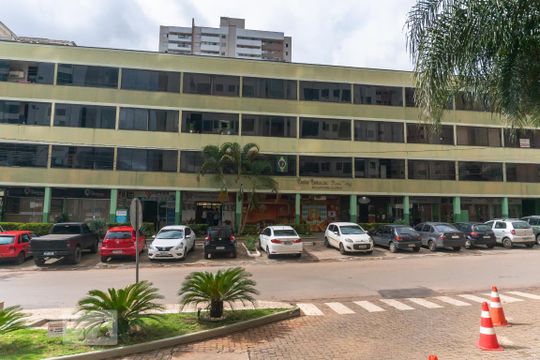 Fachada do Prédio de kitnet/studio para alugar com 1 quarto, 47m² em Norte (águas Claras), Brasília