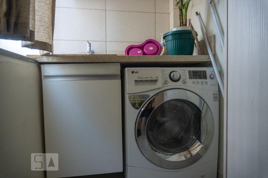 Detalhe 2 da Área de Serviço de kitnet/studio para alugar com 1 quarto, 47m² em Norte (águas Claras), Brasília