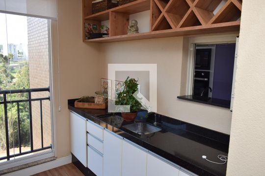Varanda gourmet de apartamento à venda com 2 quartos, 82m² em Jardim Trevo, Jundiaí