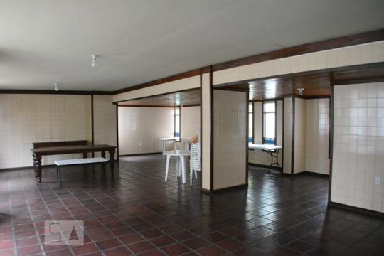 Área comum - Salão de festas de apartamento para alugar com 3 quartos, 140m² em Caminho das Árvores, Salvador