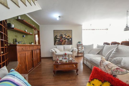 Sala de Estar de apartamento à venda com 4 quartos, 195m² em Brooklin, São Paulo