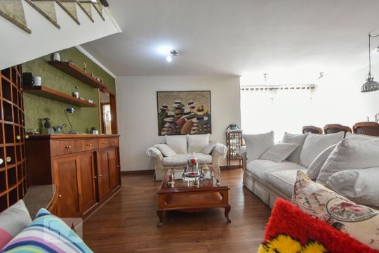 Sala de Estar de apartamento à venda com 4 quartos, 195m² em Brooklin, São Paulo