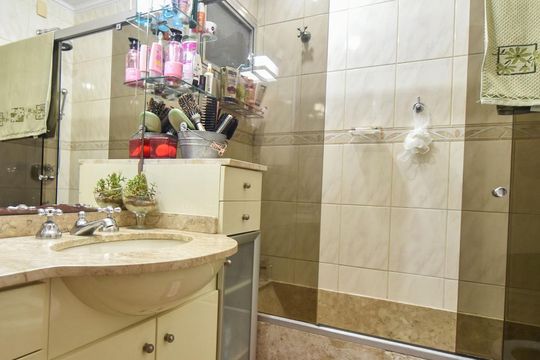 Banheiro Suíte 01 de apartamento à venda com 4 quartos, 195m² em Brooklin, São Paulo