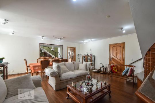 Sala de Estar de apartamento à venda com 4 quartos, 195m² em Brooklin, São Paulo