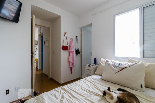 Suíte de apartamento para alugar com 2 quartos, 54m² em Vila Água Funda, São Paulo
