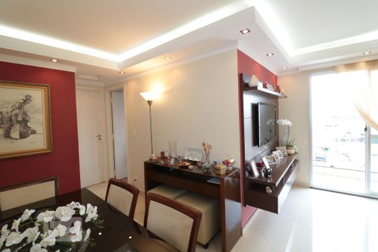 Sala de apartamento à venda com 2 quartos, 53m² em Chácara Califórnia, São Paulo