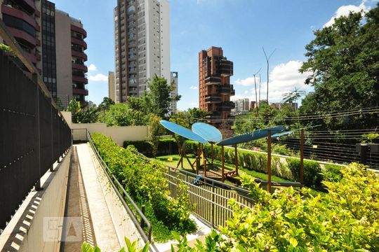 Playground de kitnet/studio para alugar com 1 quarto, 70m² em Panamby, São Paulo