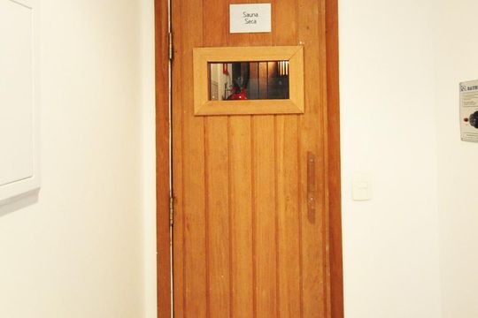 Sauna de kitnet/studio para alugar com 1 quarto, 70m² em Panamby, São Paulo