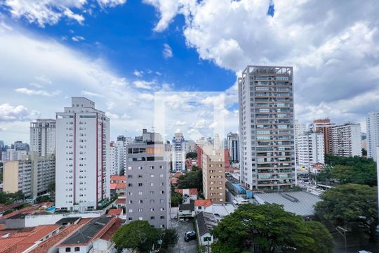 Vista de apartamento à venda com 2 quartos, 56m² em Vila Olímpia, São Paulo