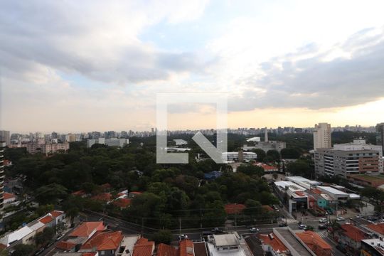 Vista da Sala de apartamento à venda com 1 quarto, 75m² em Vila Mariana, São Paulo